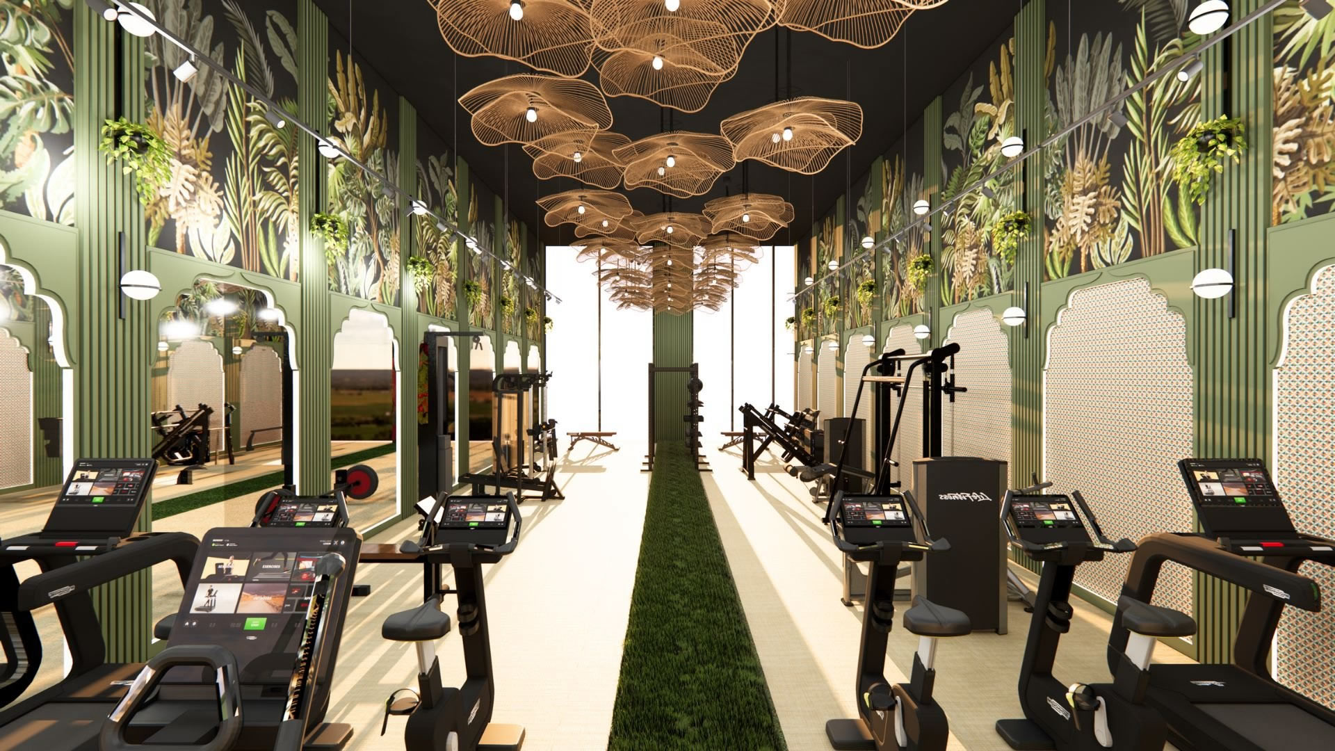 Coast Premium Ltd gym interior design concept