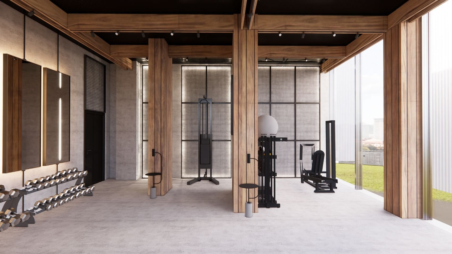 Coast Premium Ltd gym interior design concept